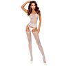 Bodystocking PASSION WOMAN BODYSTOCKINGS White Floral