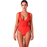 Bodysuit PASSION WOMAN TEDDIES EVALIE L/XL érzéki csipkével