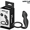 Anális dugó ADDICTED TOYS Modell 2 tesztikulus gyűrűvel