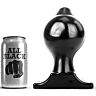 BDSM Anal Plug ALL BLACK 17,5 CM - Puha és rugalmas