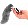 BDSM Anal Plug KINK PLEASURE PLUGS L méret és szintetikus farok