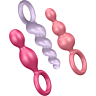 SATISFYER Anális Dugó Készlet 3 Db Háromszínű