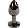 BDSM Anális Plug SECRETPLAY GUNMETAL Kicsi 7 cm