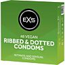 Óvszer Exs Ribbed & Dotted - Kiemelkedő textúrával