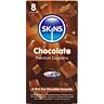 Kondom SKINS Chocolate Premium 8 darabos csomag