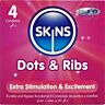 Kondom SKINS Dots & Ribs prémium csomag