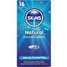 Kondom SKINS Natural 16 db extra kenőanyaggal