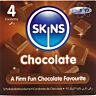 Kondom SKINS Csokoládé Premium 4-es csomag