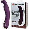 G-ponti vibrátor PRETTY LOVE DJ RABBIT PURPLE