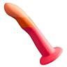 Dildo ROMP DIZI 18 cm | Szívóalap és kettős stimuláció