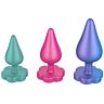 ROMP LUSTRE Anális Plug Készlet (S/M/L) Virág Alappal