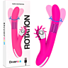 Rabbit vibrátor DIVERSIA BUNNY ROTATION 24 CM