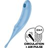 Satisfyer Twirling Pro Szívó Vibrátor Kettős Stimulációval