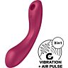 Szívtó Vibrátor SATISFYER CURVE TRINITY 1 Levegő Impulzus Vibráció