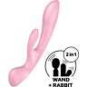 Rabbit vibrátor SATISFYER TRIPLE OH HYBRID VIBRATION