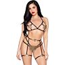 Leg Avenue 89364 Arany Hímzéses Fehérnemű Szett