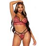 Szett Leg Avenue 81623 modern strappy dizájnnal