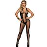 Bodystocking SUBBLIME nyitott hátsó résszel és kereszt részletekkel