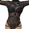 Body harness SUBBLIME - állítható bőrszíjak