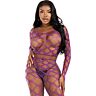 Top és leggings LEG AVENUE Hardcore Violet