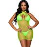 Szexi ruha LEG AVENUE NET CROSSED DRESS