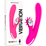 Vibrátor DIVERSIA BUNNY VIBRATING 24 CM erőteljes motorral