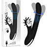 Vibrátor BLACK&SILVER Bunny Storm forgó vibrátor