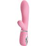 Vibrátor Pretty Love Thomas Pale Pink - Két motoros élvezet