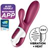 Vibrátor SATISFYER HOT BUNNY hőmérséklet funkcióval