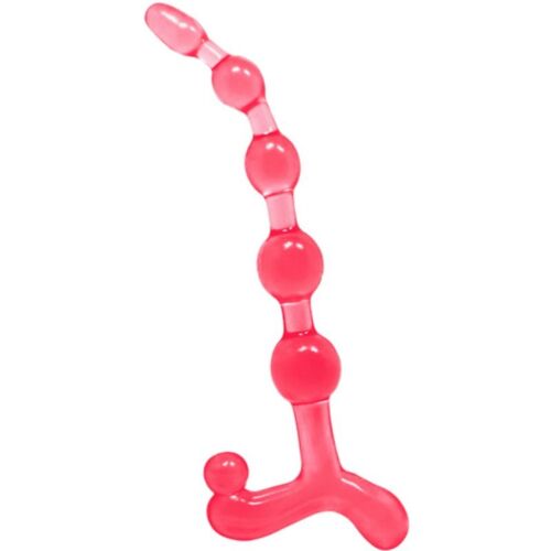 Anális golyók BAILE BENDY TWIST RED