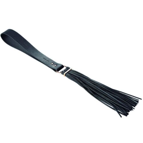 BDSM ostor BIJOUX MAZE MAZE BLACK WHIP - vegán anyag
