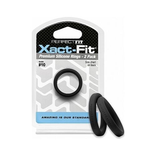Xact-fit Csomag: Fekete Szilikon Gyűrűk