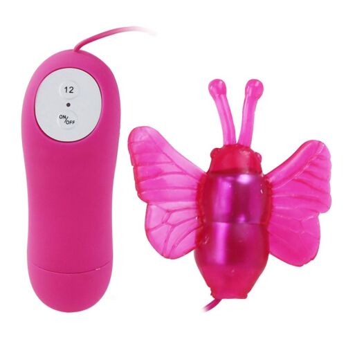 Mini vibrátor BAILE CUTE SECRET BUTTERFLY a diszkrét szórakozásért
