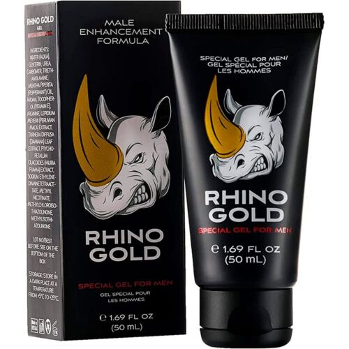 Stimuláló gél férfiaknak RHINO GOLD 50 ml - Természetes erő