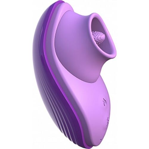 Szexjáték FANTASY FOR HER HER SILICONE FUN TONGUE - Melegítő és motoros nyelv