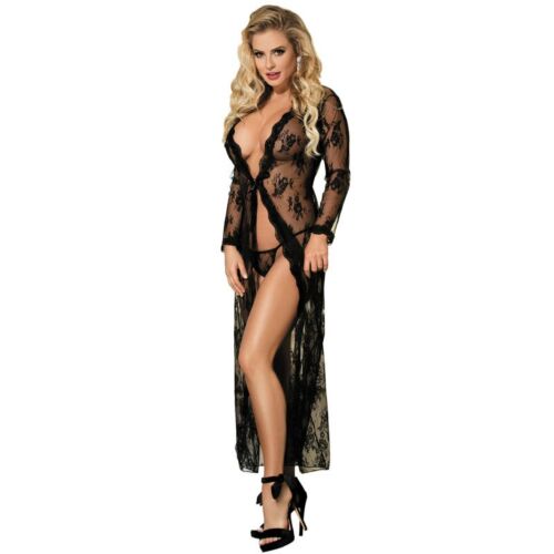 Szexi babydoll SUBBLIME | Virágmintás peignoir