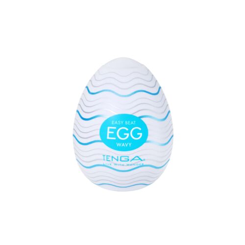 Masturbátor Tenga EGG Wavy - Variált textúrákkal