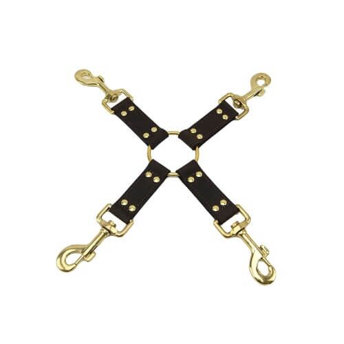 Kötözők Bound Nubuck Leather 4 Way Hog Tie