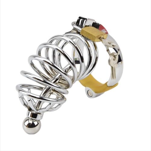 Cock Ring Impound Készülék urethra-pluggal