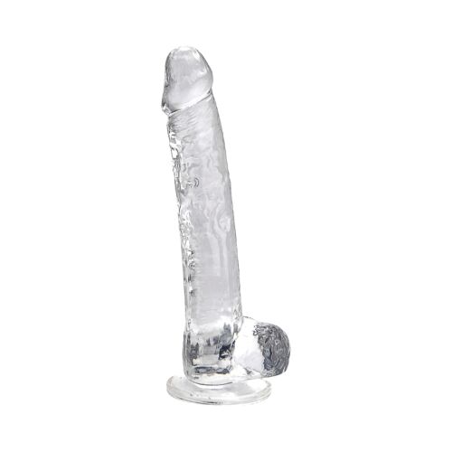 Dildo Loving Joy 11 Inch átlátszó realisztikus formával