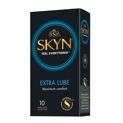 Mates SKYN Extra Lubricated Kondom 10 db Csomag