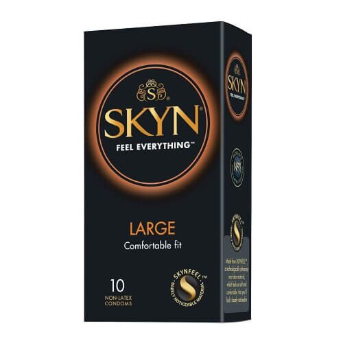 Kondom Mates SKYN Large 10 db - latexmentes és kényelmes