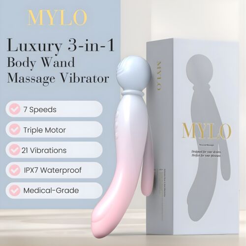 Wand Vibrátor MYLO 3-in-1 | Érzéki masszázs