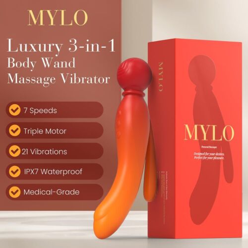 MYLO 3 az 1-ben Testmasszázs vibrátor
