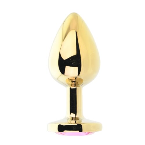 Toosh Metal Butt Plug Nagy Kő Rosa