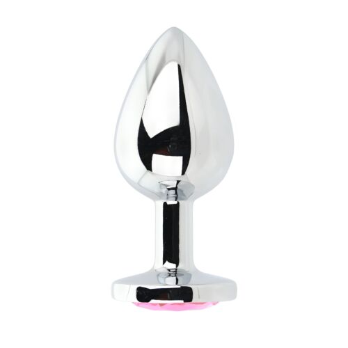 Toosh Metal Butt Plug Nagy Kő Rosa