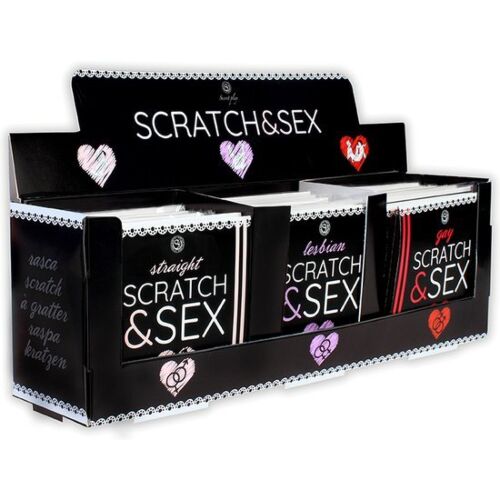 Játék SECRETPLAY DISPLAY + POSTURES SCRATCH & SEX