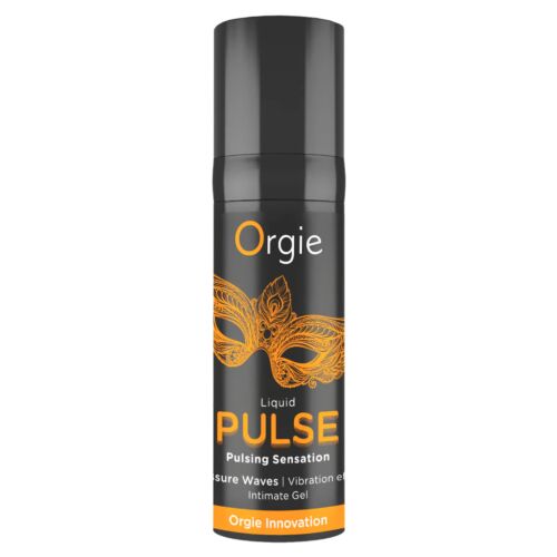 Ízesített csók gél Orgie LIQUID PULSE 15 ml - intenzív élmény
