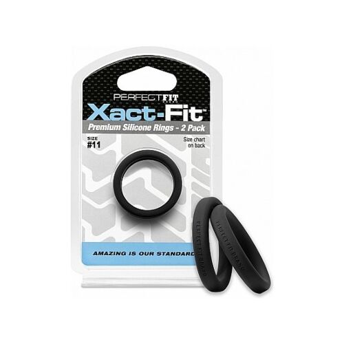 Perfect Fit Xact-fit Állítható Gyűrűk - Fekete
