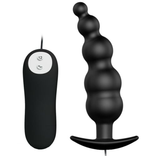 BDSM Anális Plug PRETTY LOVE - Extra stimuláció távirányítóval